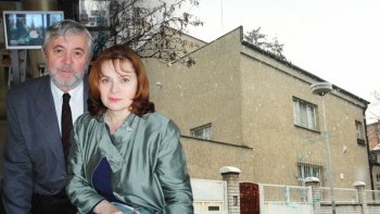Josef Abrhám s Libuší Šafránkovou žili v krásné vile. Na zahradě si připadali jako v lese